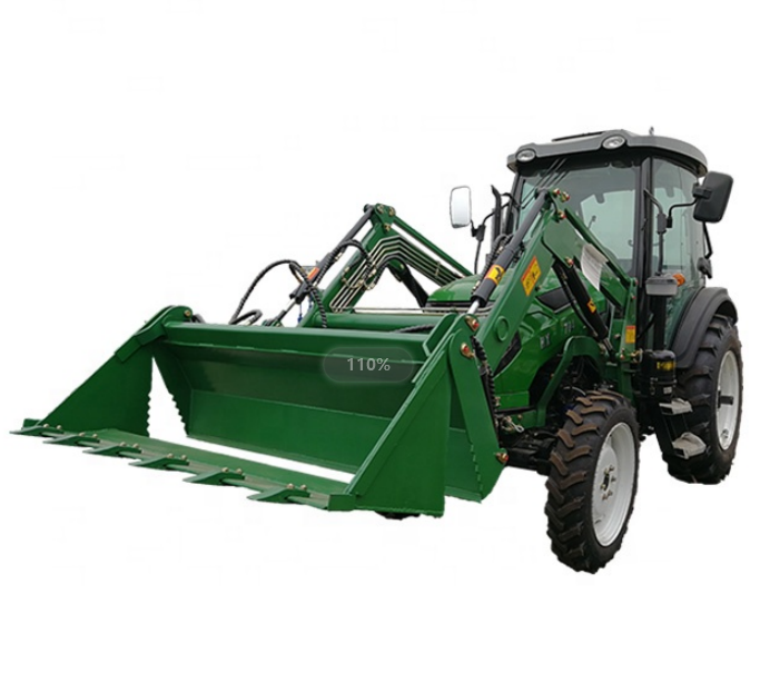 Factory price 4wd 40hp tractor with front end loader and backhoe